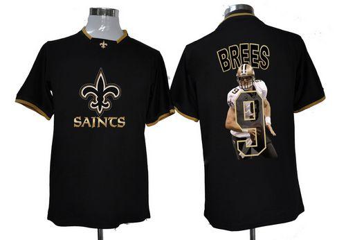Nike Saints #9 Drew Brees Black Men's NFL Game All Star Fashion Jersey Nike Saints #9 Drew Brees Black Men's NFL Game All Star Fashion Jersey