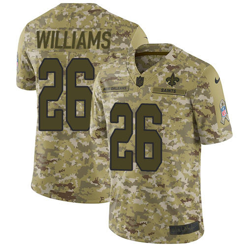 Nike Saints #26 P.J. Williams Camo Men's Stitched NFL Limited 2018 Salute To Service Jersey Nike Saints #26 P.J. Williams Camo Men's Stitched NFL Limited 2018 Salute To Service Jersey