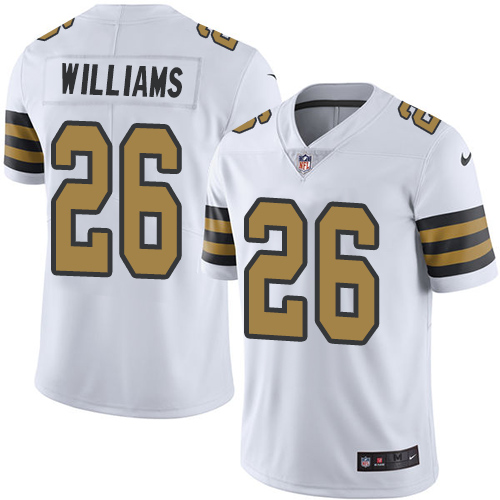 Nike Saints #26 P.J. Williams White Men's Stitched NFL Limited Rush Jersey Nike Saints #26 P.J. Williams White Men's Stitched NFL Limited Rush Jersey