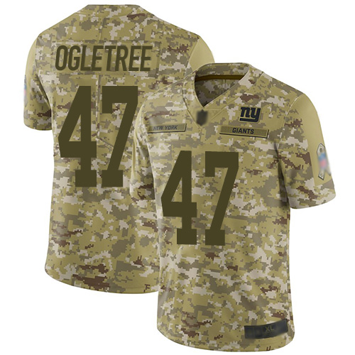 Nike Giants #47 Alec Ogletree Camo Men's Stitched NFL Limited 2018 Salute To Service Jersey Nike Giants #47 Alec Ogletree Camo Men's Stitched NFL Limited 2018 Salute To Service Jersey