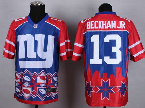 Nike Giants #13 Odell Beckham Jr Blue Men's Stitched NFL Elite Noble Fashion Jersey Nike Giants #13 Odell Beckham Jr Blue Men's Stitched NFL Elite Noble Fashion Jersey