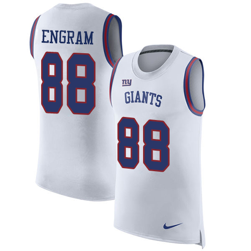 Nike Giants #88 Evan Engram White Men's Stitched NFL Limited Rush Tank Top Jersey Nike Giants #88 Evan Engram White Men's Stitched NFL Limited Rush Tank Top Jersey
