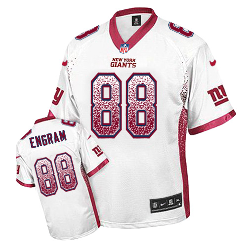 Nike Giants #88 Evan Engram White Men's Stitched NFL Elite Drift Fashion Jersey Nike Giants #88 Evan Engram White Men's Stitched NFL Elite Drift Fashion Jersey