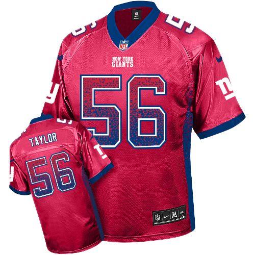 Nike Giants #56 Lawrence Taylor Red Alternate Men's Stitched NFL Elite Drift Fashion Jersey Nike Giants #56 Lawrence Taylor Red Alternate Men's Stitched NFL Elite Drift Fashion Jersey