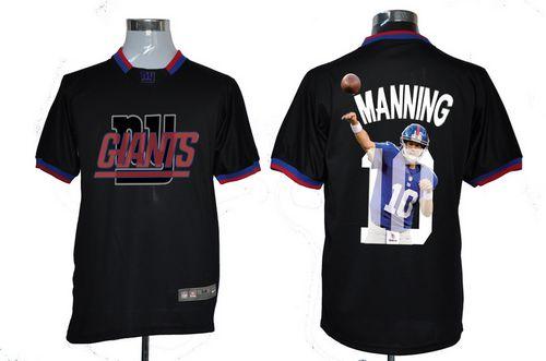 Nike Giants #10 Eli Manning Black Men's NFL Game All Star Fashion Jersey Nike Giants #10 Eli Manning Black Men's NFL Game All Star Fashion Jersey