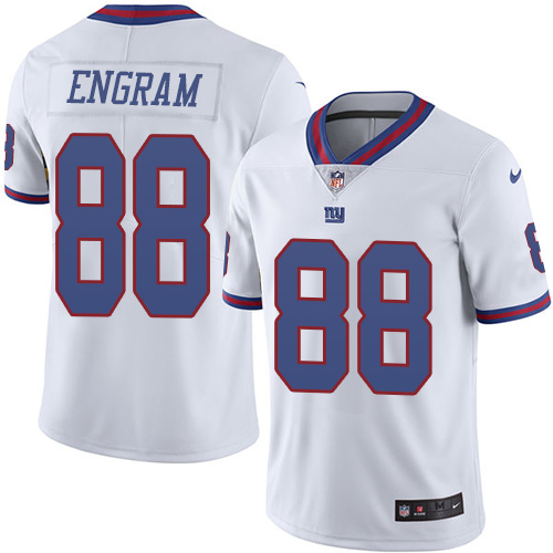 Nike Giants #88 Evan Engram White Men's Stitched NFL Limited Rush Jersey Nike Giants #88 Evan Engram White Men's Stitched NFL Limited Rush Jersey