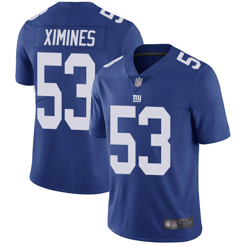 Nike Giants #53 Oshane Ximines Royal Blue Team Color Men's Stitched NFL Vapor Untouchable Limited Jersey Nike Giants #53 Oshane Ximines Royal Blue Team Color Men's Stitched NFL Vapor Untouchable Limited Jersey