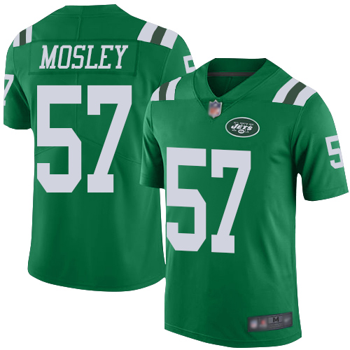 Nike Jets #57 C.J. Mosley Green Men's Stitched NFL Limited Rush Jersey Nike Jets #57 C.J. Mosley Green Men's Stitched NFL Limited Rush Jersey