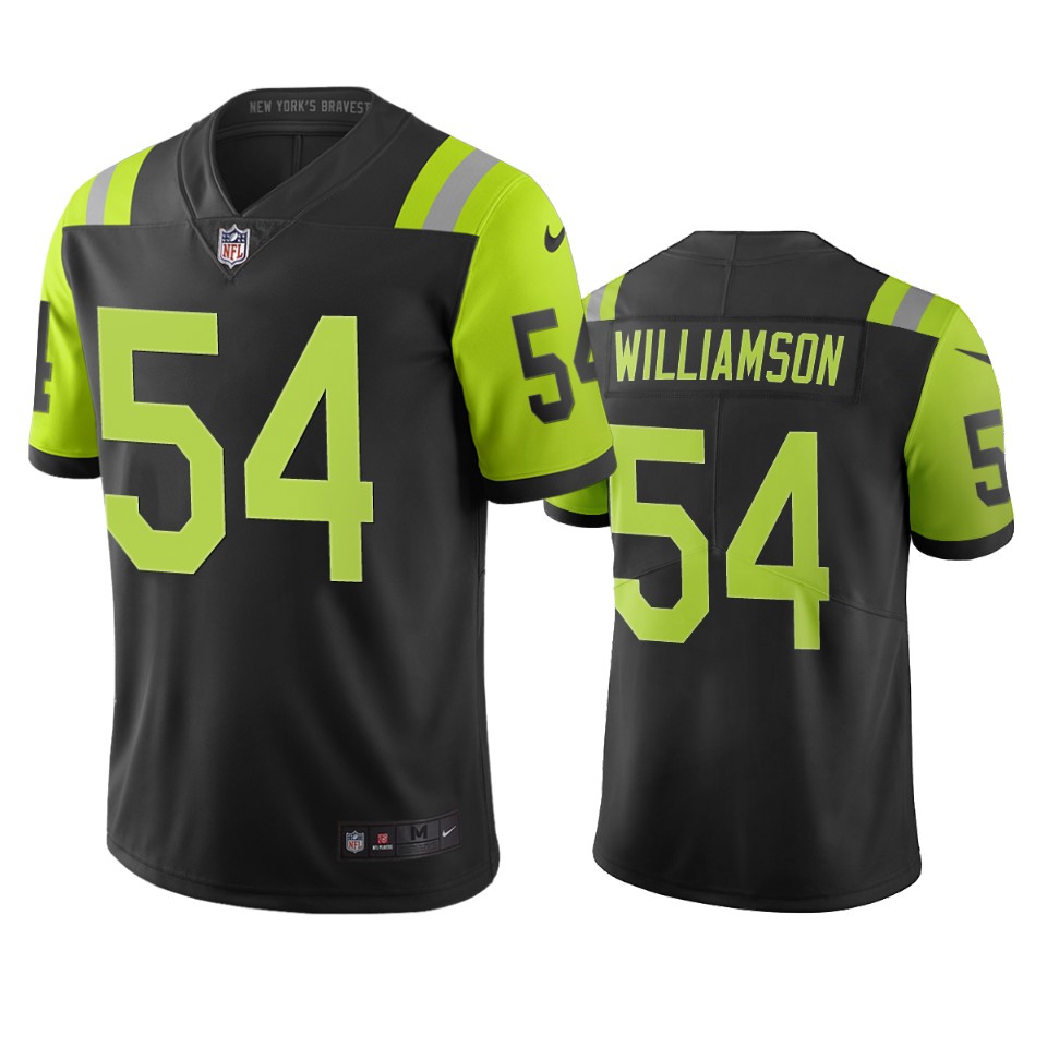 New York Jets #54 Avery Williamson Black Green Vapor Limited City Edition NFL Jersey New York Jets #54 Avery Williamson Black Green Vapor Limited City Edition NFL Jersey