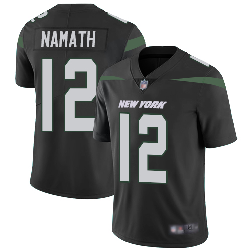 Nike Jets #12 Joe Namath Black Alternate Men's Stitched NFL Vapor Untouchable Limited Jersey Nike Jets #12 Joe Namath Black Alternate Men's Stitched NFL Vapor Untouchable Limited Jersey