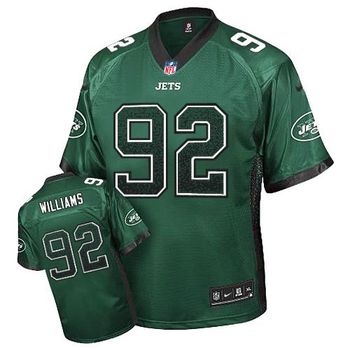 Nike Jets #92 Leonard Williams Green Team Color Men's Stitched NFL Elite Drift Fashion Jersey Nike Jets #92 Leonard Williams Green Team Color Men's Stitched NFL Elite Drift Fashion Jersey