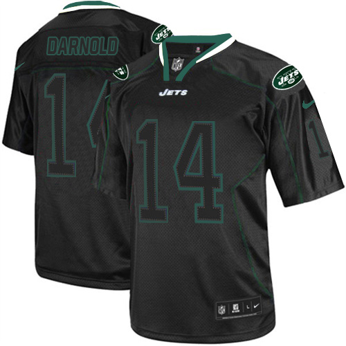 Nike Jets #14 Sam Darnold Lights Out Black Men's Stitched NFL Elite Jersey Nike Jets #14 Sam Darnold Lights Out Black Men's Stitched NFL Elite Jersey