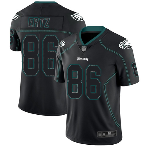 Nike Eagles #86 Zach Ertz Lights Out Black Men's Stitched NFL Limited Rush Jersey Nike Eagles #86 Zach Ertz Lights Out Black Men's Stitched NFL Limited Rush Jersey
