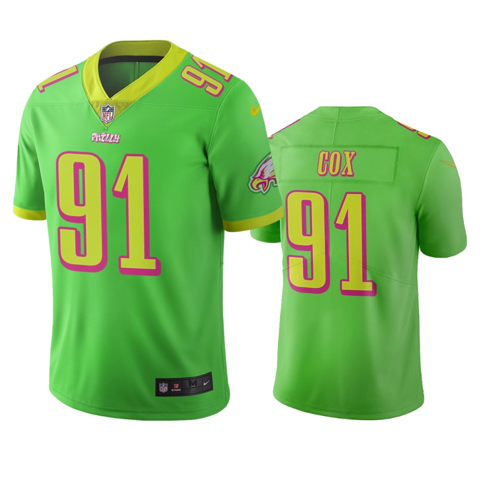 Philadelphia Eagles #91 Fletcher Cox Green Vapor Limited City Edition NFL Jersey Philadelphia Eagles #91 Fletcher Cox Green Vapor Limited City Edition NFL Jersey