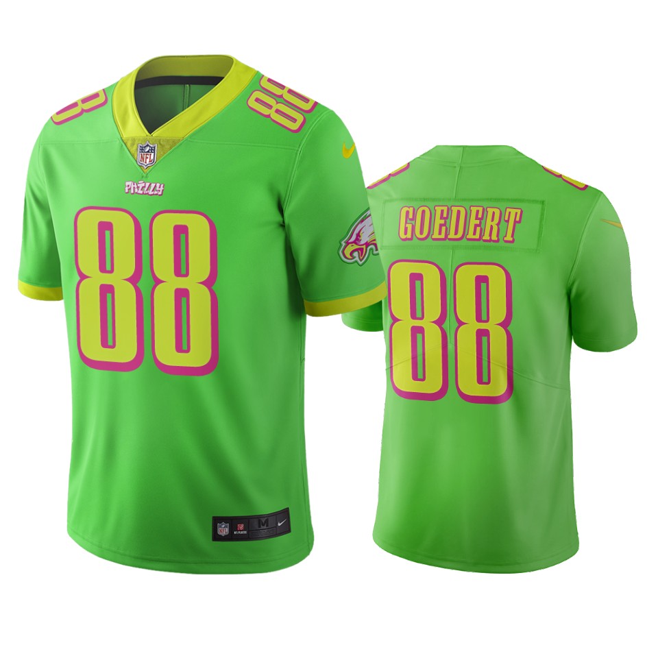 Philadelphia Eagles #88 Dallas Goedert Green Vapor Limited City Edition NFL Jersey Philadelphia Eagles #88 Dallas Goedert Green Vapor Limited City Edition NFL Jersey