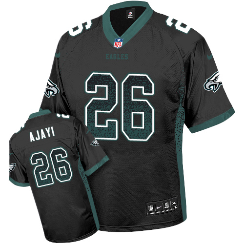 Nike Eagles #26 Jay Ajayi Black Alternate Men's Stitched NFL Elite Drift Fashion Jersey Nike Eagles #26 Jay Ajayi Black Alternate Men's Stitched NFL Elite Drift Fashion Jersey