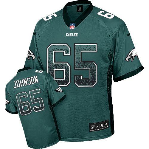Nike Eagles #65 Lane Johnson Midnight Green Team Color Men's Stitched NFL Elite Drift Fashion Jersey Nike Eagles #65 Lane Johnson Midnight Green Team Color Men's Stitched NFL Elite Drift Fashion Jersey