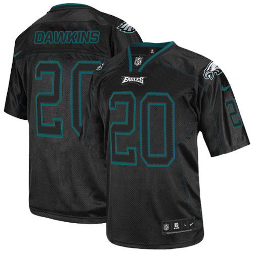 Nike Eagles #20 Brian Dawkins Lights Out Black Men's Stitched NFL Elite Jersey Nike Eagles #20 Brian Dawkins Lights Out Black Men's Stitched NFL Elite Jersey