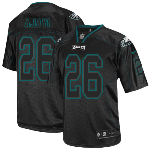 Nike Eagles #26 Jay Ajayi Lights Out Black Men's Stitched NFL Elite Jersey Nike Eagles #26 Jay Ajayi Lights Out Black Men's Stitched NFL Elite Jersey