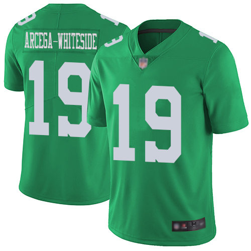 Nike Eagles #19 JJ Arcega-Whiteside Green Men's Stitched NFL Limited Rush Jersey Nike Eagles #19 JJ Arcega-Whiteside Green Men's Stitched NFL Limited Rush Jersey
