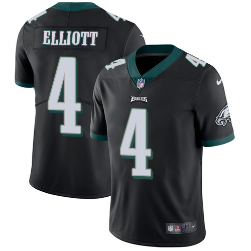 Nike Eagles #4 Jake Elliott Black Alternate Men's Stitched NFL Vapor Untouchable Limited Jersey Nike Eagles #4 Jake Elliott Black Alternate Men's Stitched NFL Vapor Untouchable Limited Jersey