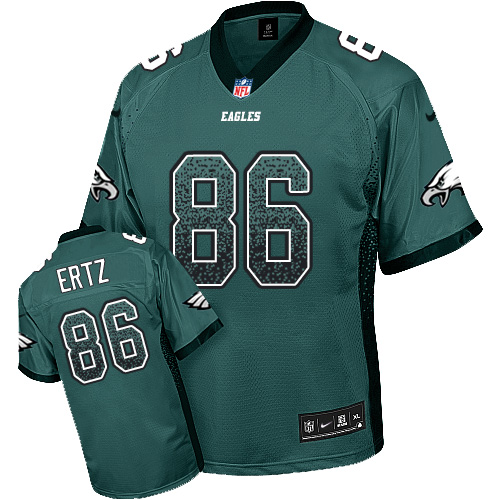 Nike Eagles #86 Zach Ertz Midnight Green Team Color Men's Stitched NFL Elite Drift Fashion Jersey Nike Eagles #86 Zach Ertz Midnight Green Team Color Men's Stitched NFL Elite Drift Fashion Jersey