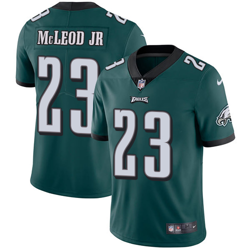 Nike Eagles #23 Rodney McLeod Jr Midnight Green Team Color Men's Stitched NFL Vapor Untouchable Limited Jersey Nike Eagles #23 Rodney McLeod Jr Midnight Green Team Color Men's Stitched NFL Vapor Untouchable Limited Jersey