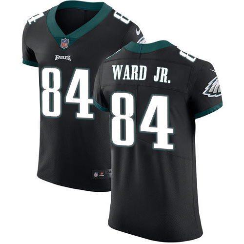 Nike Eagles #84 Greg Ward Jr. Black Alternate Men's Stitched NFL New Elite Jersey Nike Eagles #84 Greg Ward Jr. Black Alternate Men's Stitched NFL New Elite Jersey