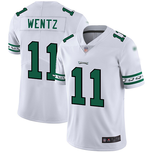 Nike Eagles #11 Carson Wentz White Men's Stitched NFL Limited Team Logo Fashion Jersey Nike Eagles #11 Carson Wentz White Men's Stitched NFL Limited Team Logo Fashion Jersey