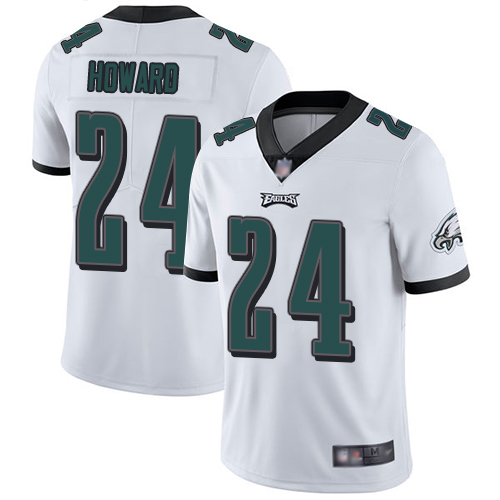 Nike Eagles #24 Jordan Howard White Men's Stitched NFL Vapor Untouchable Limited Jersey Nike Eagles #24 Jordan Howard White Men's Stitched NFL Vapor Untouchable Limited Jersey