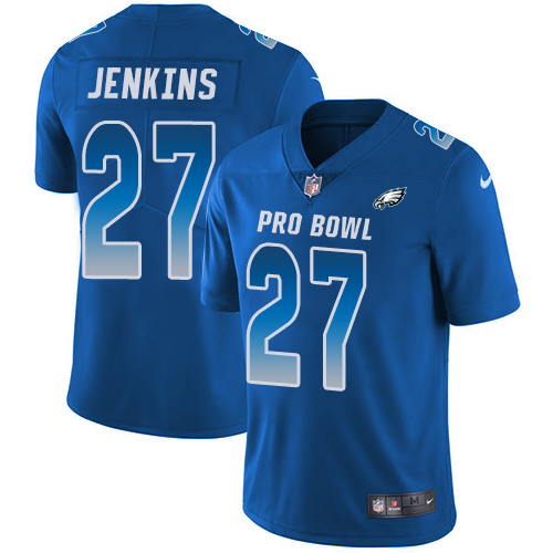 Nike Eagles #27 Malcolm Jenkins Royal Men's Stitched NFL Limited NFC 2018 Pro Bowl Jersey Nike Eagles #27 Malcolm Jenkins Royal Men's Stitched NFL Limited NFC 2018 Pro Bowl Jersey