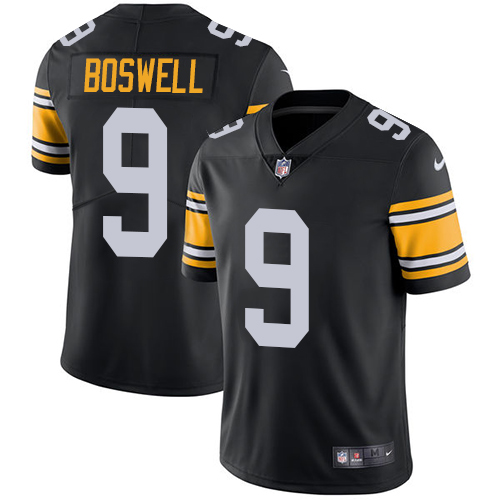 Nike Steelers #9 Chris Boswell Black Alternate Men's Stitched NFL Vapor Untouchable Limited Jersey Nike Steelers #9 Chris Boswell Black Alternate Men's Stitched NFL Vapor Untouchable Limited Jersey