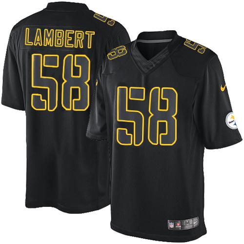 Nike Steelers #58 Jack Lambert Black Men's Stitched NFL Impact Limited Jersey Nike Steelers #58 Jack Lambert Black Men's Stitched NFL Impact Limited Jersey