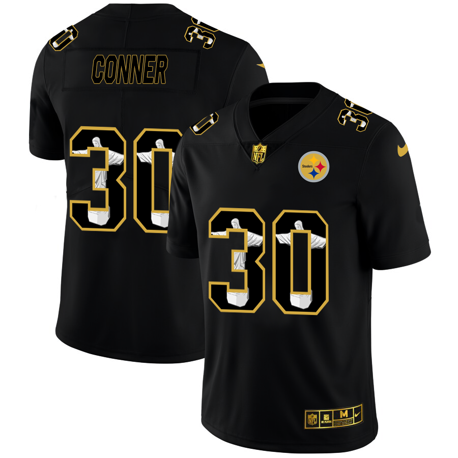 Pittsburgh Steelers #30 James Conner Nike Carbon Black Vapor Cristo Redentor Limited NFL Jersey Pittsburgh Steelers #30 James Conner Nike Carbon Black Vapor Cristo Redentor Limited NFL Jersey