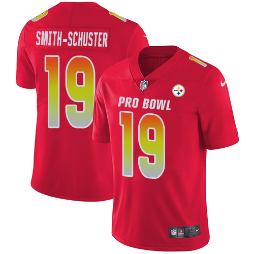 Nike Steelers #19 JuJu Smith-Schuster Red Men's Stitched NFL Limited AFC 2019 Pro Bowl Jersey Nike Steelers #19 JuJu Smith-Schuster Red Men's Stitched NFL Limited AFC 2019 Pro Bowl Jersey