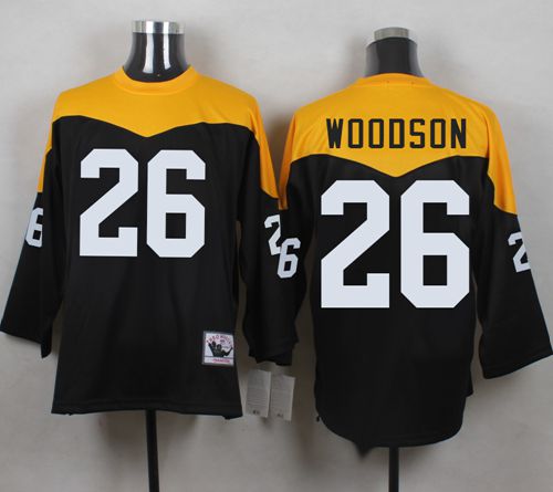 Mitchell And Ness 1967 Steelers #26 Rod Woodson Black/Yelllow Throwback Men's Stitched NFL Jersey Mitchell And Ness 1967 Steelers #26 Rod Woodson Black/Yelllow Throwback Men's Stitched NFL Jersey