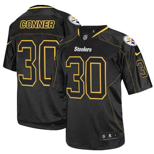 Nike Steelers #30 James Conner Lights Out Black Men's Stitched NFL Elite Jersey Nike Steelers #30 James Conner Lights Out Black Men's Stitched NFL Elite Jersey