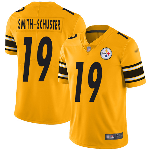 Nike Steelers #19 JuJu Smith-Schuster Gold Men's Stitched NFL Limited Inverted Legend Jersey Nike Steelers #19 JuJu Smith-Schuster Gold Men's Stitched NFL Limited Inverted Legend Jersey