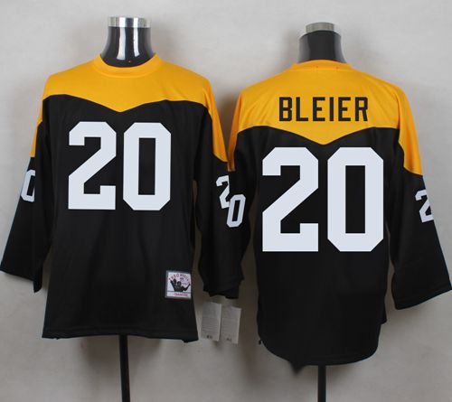 Mitchell And Ness 1967 Steelers #20 Rocky Bleier Black/Yelllow Throwback Men's Stitched NFL Jersey Mitchell And Ness 1967 Steelers #20 Rocky Bleier Black/Yelllow Throwback Men's Stitched NFL Jersey