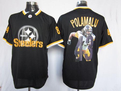 Nike Steelers #43 Troy Polamalu Black Men's NFL Game All Star Fashion Jersey Nike Steelers #43 Troy Polamalu Black Men's NFL Game All Star Fashion Jersey