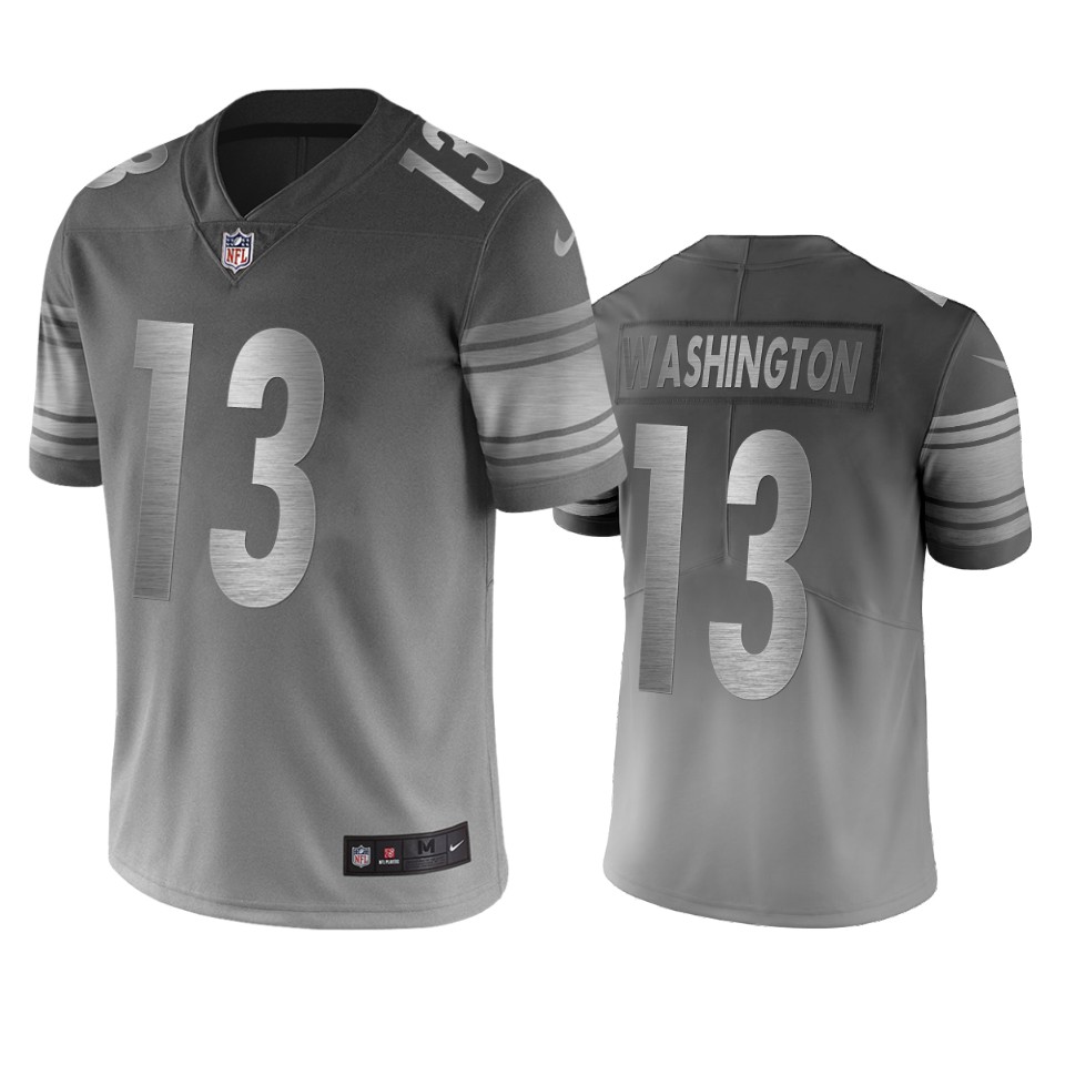 Pittsburgh Steelers #13 James Washington Silver Gray Vapor Limited City Edition NFL Jersey Pittsburgh Steelers #13 James Washington Silver Gray Vapor Limited City Edition NFL Jersey