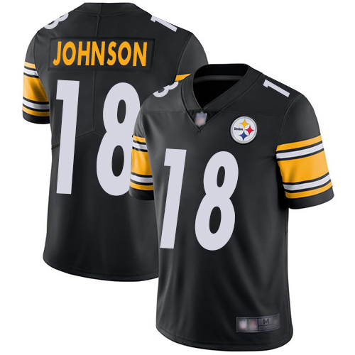 Nike Steelers #18 Diontae Johnson Black Team Color Men's Stitched NFL Vapor Untouchable Limited Jersey Nike Steelers #18 Diontae Johnson Black Team Color Men's Stitched NFL Vapor Untouchable Limited Jersey