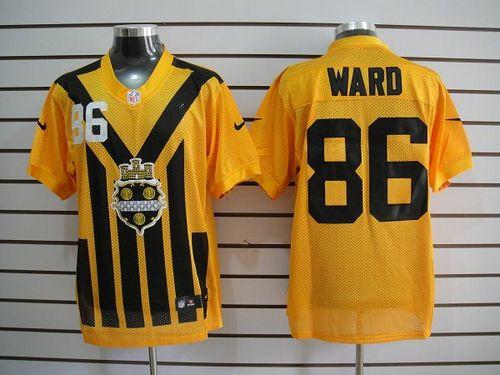 Nike Steelers #86 Hines Ward Gold 1933s Throwback Men's Embroidered NFL Elite Jersey Nike Steelers #86 Hines Ward Gold 1933s Throwback Men's Embroidered NFL Elite Jersey