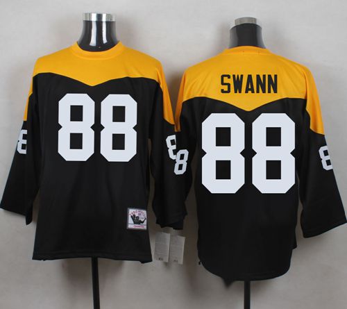 Mitchell And Ness 1967 Steelers #88 Lynn Swann Black/Yelllow Throwback Men's Stitched NFL Jersey Mitchell And Ness 1967 Steelers #88 Lynn Swann Black/Yelllow Throwback Men's Stitched NFL Jersey