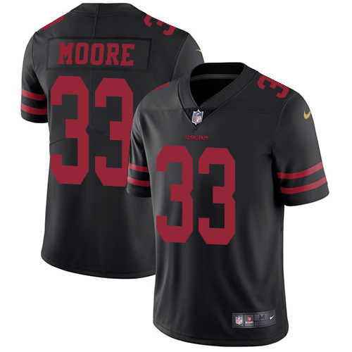 Nike 49ers #33 Tarvarius Moore Black Alternate Men's Stitched NFL Vapor Untouchable Limited Jersey Nike 49ers #33 Tarvarius Moore Black Alternate Men's Stitched NFL Vapor Untouchable Limited Jersey