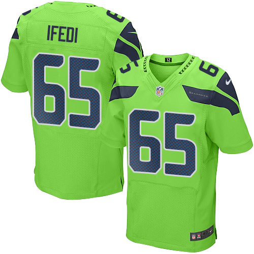 Nike Seahawks #65 Germain Ifedi Green Men's Stitched NFL Elite Rush Jersey Nike Seahawks #65 Germain Ifedi Green Men's Stitched NFL Elite Rush Jersey