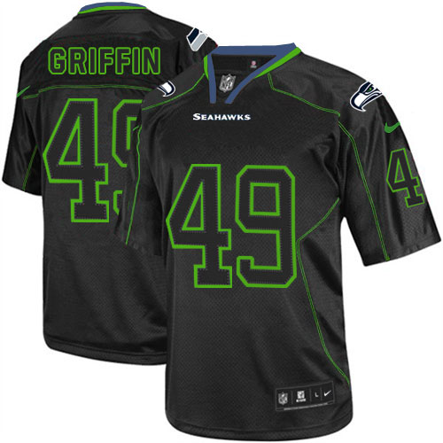 Nike Seahawks #49 Shaquem Griffin Lights Out Black Men's Stitched NFL Elite Jersey Nike Seahawks #49 Shaquem Griffin Lights Out Black Men's Stitched NFL Elite Jersey