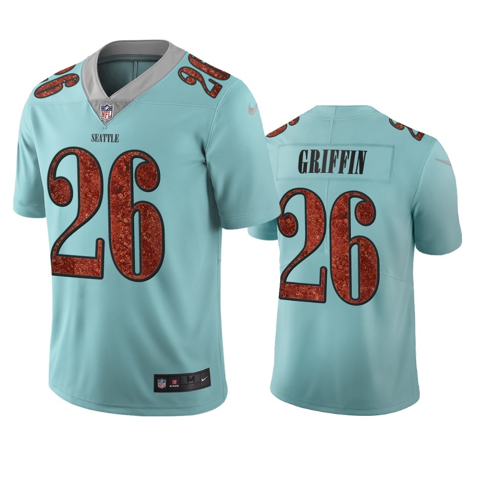 Seattle Seahawks #26 Shaquill Griffin Light Blue Vapor Limited City Edition NFL Jersey Seattle Seahawks #26 Shaquill Griffin Light Blue Vapor Limited City Edition NFL Jersey