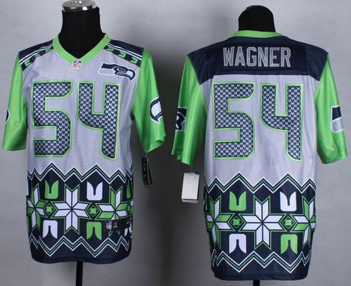 Nike Seahawks #54 Bobby Wagner Grey Men's Stitched NFL Elite Noble Fashion Jersey Nike Seahawks #54 Bobby Wagner Grey Men's Stitched NFL Elite Noble Fashion Jersey