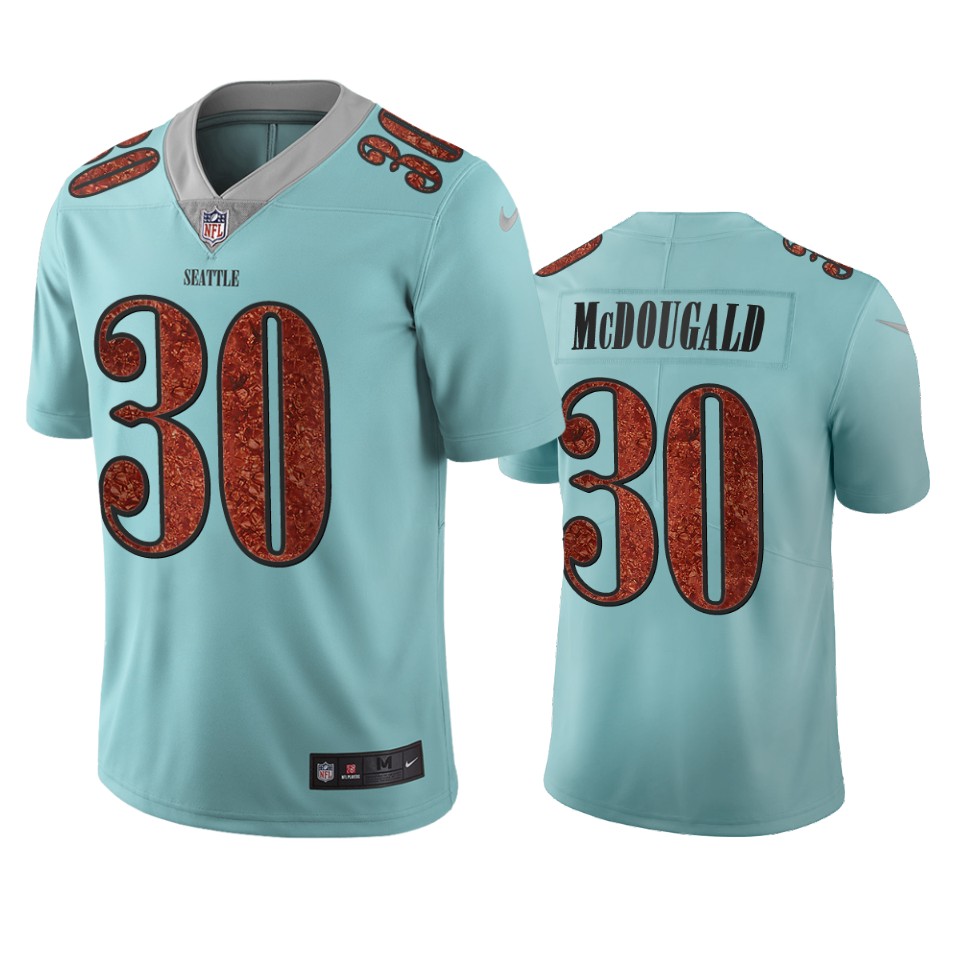 Seattle Seahawks #30 Brad Mcdougald Light Blue Vapor Limited City Edition NFL Jersey Seattle Seahawks #30 Brad Mcdougald Light Blue Vapor Limited City Edition NFL Jersey